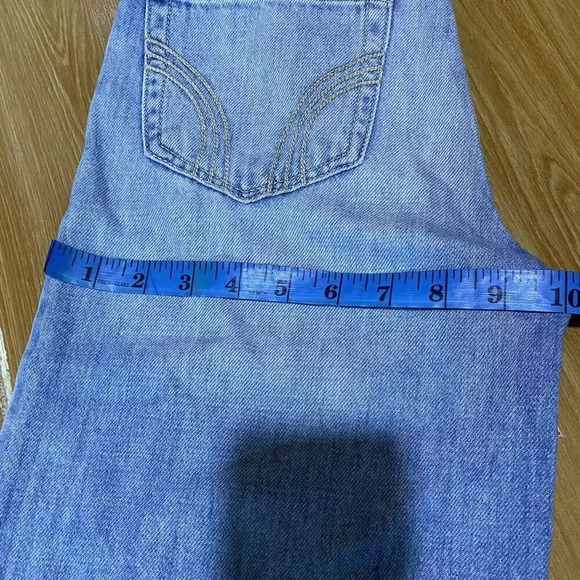 Hollister Women’s Jeans Size 00R W23 L24 Light High Rise Culotte Wide Leg Pocket - Picture 6 of 11